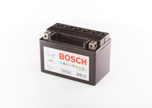 [B-0092M68040] Bateria Bosch Motocicleta M6/Agm 8 Ah - 120 Cca Caja 9-Bs (120;9-Bs;Iz) L 150 An 87 Al 105 Cm