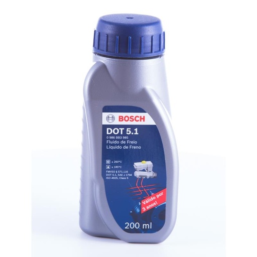 [B-0986BB3985] Liquido De Frenos Dot5.1 200Ml Brasil Ambar