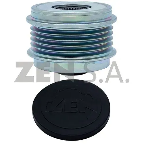[ZEN-5763] Polea Rueda Libre Hyundai I30 I20 Ix35 Kia Sportage Soul Rio Iii Carens Iv 5Pk X 16 252902A000 9601247 5763