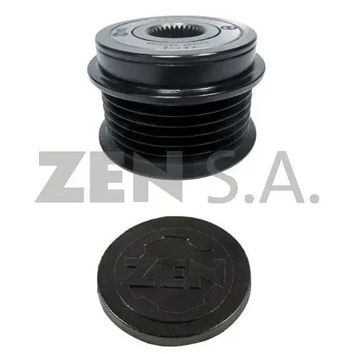 [ZEN-6006] Polea Rueda Libre Dodge Caravan 3.3 Chryser Voyager Toyota Auris Camry Corolla Rav 4 Yaris 6X14 0241401110 02101011 28779
