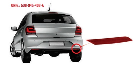 [RDS-1546] Reflector Vw Gol G7 2013 A 2016 Nmero De Origen-Origen De La Derecha 5U6-945-106-A