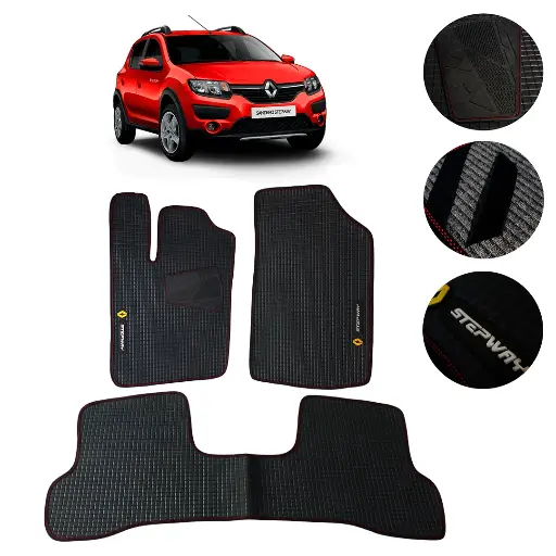 [MYT-PVC-SANDEROSTEPWAY] Juego De Tapetes Pvc Sandero Stepway 2018-2020 Antideslizantes