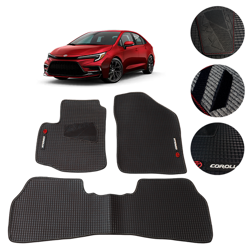 [MYT-PVC-COROLLA] Juego De Tapetes Pvc Toyota Corolla Híbrido 2020-2025