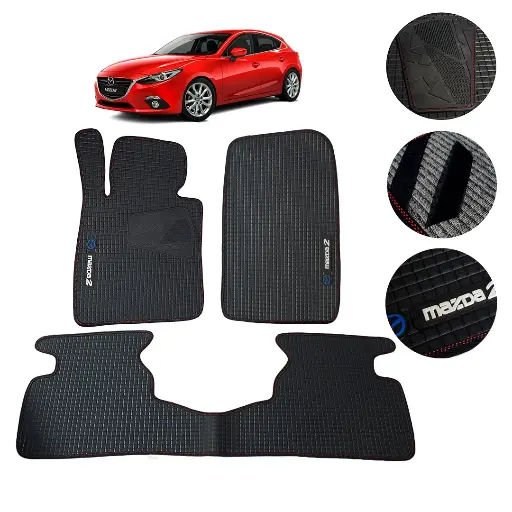 [MYT-PVC-MAZDA 2] Juego De Tapetes Pvc Mazda 2 2015-2020 Antideslizantes