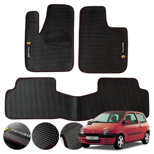 [MYT-PVC-TWINGO] Juego De Tapetes Pvc Renault Twingo 1997-2013 Antideslizantes