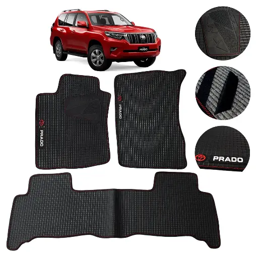 [MYT-PVC-PRADOTXL] Juego De Tapetes Pvc Toyota Prado Txl Antideslizantes
