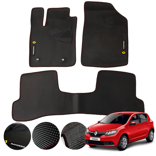[MYT-PVC-SANDERO] Juego De Tapetes Pvc Sandero 2016-2020 Antideslizantes
