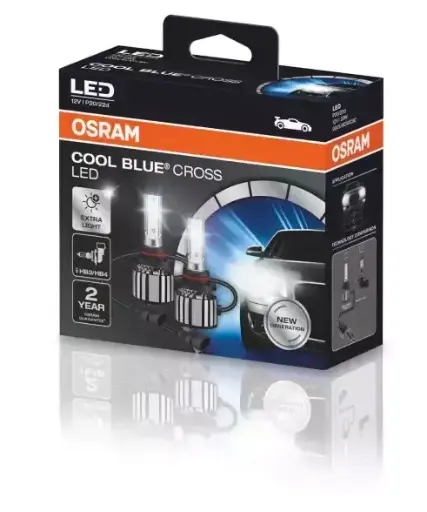 [9005-6CWCBC] Bombillos Led HB3/HB4* Osram Cool Blue Cross