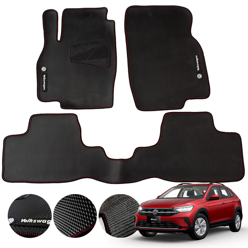 Juego Tapetes Pvc Volkswagen Nivus 2023-2025 Antideslizante